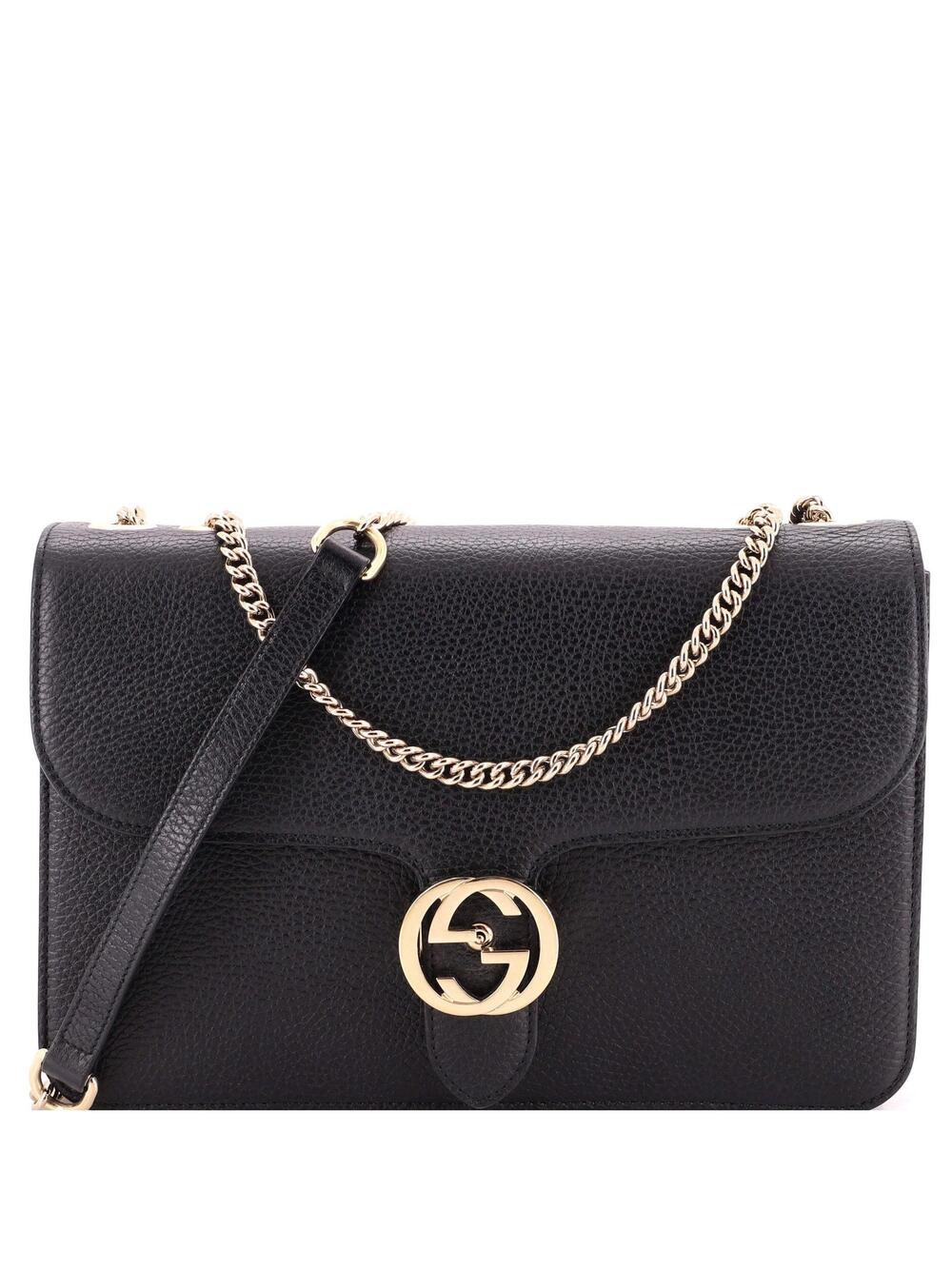 Gucci Interlocking Shoulder Bag Leather #340715G90B